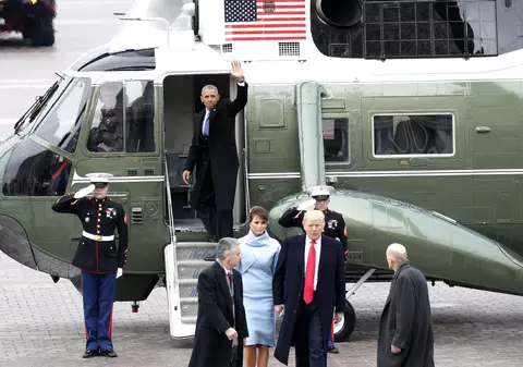 Vacanță cu emoții! Ce a pățit Obama după ce a plecat de la ceremonia de învestire