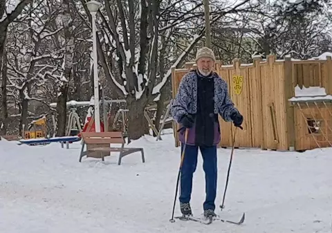 A schiat în parcul Sub Arini din Sibiu FOTO&VIDEO