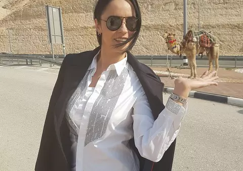 Andreea Marin a plecat în Israel. Imaginea care i-a emoționat pe fani. “Isus își sprijinea mâna…”