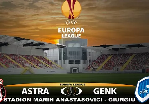 COTA ZILEI și avancronica meciului Astra - Genk, din Europa League
