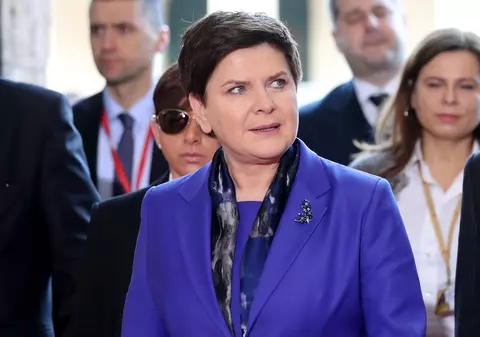 Beata Szydlo, premierul Poloniei, implicată într-un accident rutier