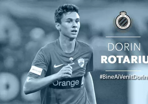 Dorin Rotariu a plecat la FC Bruges. Colonia românilor din Belgia crește de la o zi la alta / VIDEO