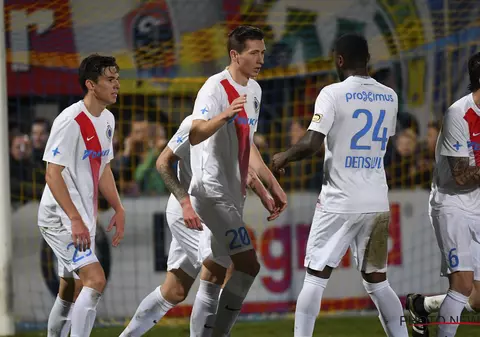 Răzvan Marin l-a bătut pe Dorin Rotariu, în Standard - Mouscron, în Belgia. ”Roti” a marcat