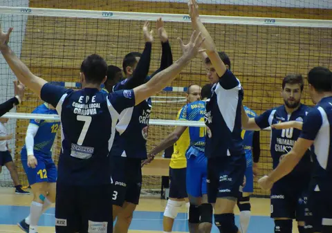SCM Craiova a învins pe Volley Ljubljana, în Liga Campionilor la volei masculin