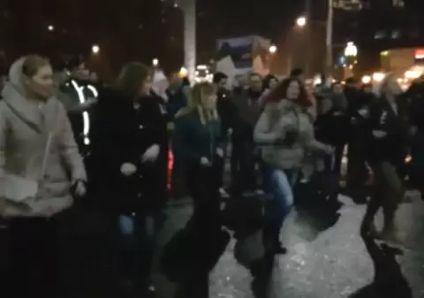 Dans latino, la protestul din fața Guvernului | VIDEO