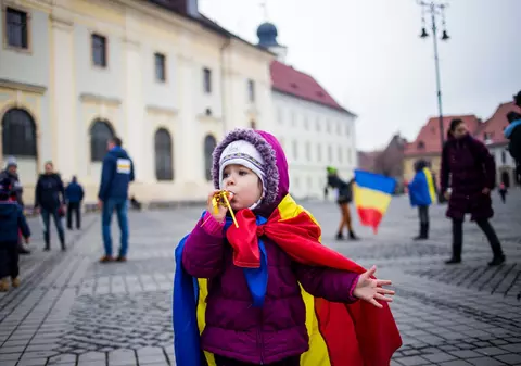 DGASPC Sibiu: Protestele au fost paşnice şi în locuri publice, iar copiii puteau participa