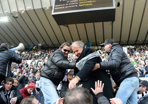 Marele Zico a fost primit ca un rege pe ”Dacia Arena”. Brazilianul este Dumnezeu la Udine! / GALERIE FOTO