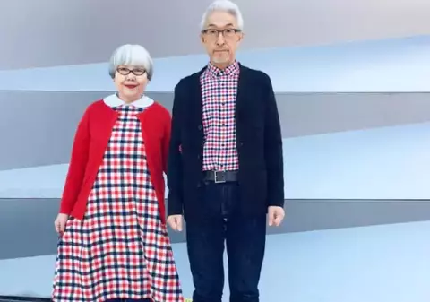 Cel mai “șic” cuplu. Doi japonezi își asortează zilnic ținutele