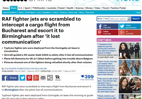 Daily Mail a pus capitala României la Budapesta