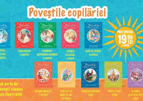 Poveștile copilăriei, colecția care nu trebuie să-ți lipsească din bibliotecă