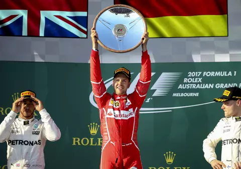 Formula 1 - Marele Premiu al Australiei - Melbourne 2017. Vettel a câștigat cursa. Hamilton, pe doi. Ferrari revine în forță
