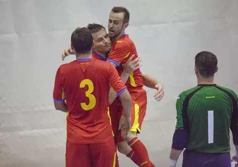 România a învins Letonia în preliminariile Euro 2018 la futsal