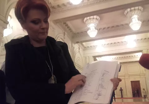 UPDATE. PSD a depus legea salarizării unitare la Senat; Lia Olguța Vasilescu: E semnată de 205 parlamentari
