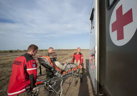 Accident în Polonia. Un tren a lovit un camion. 18 răniţi, dintre care şapte în stare gravă