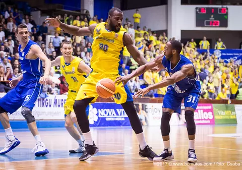 Sferturile Lgii Naționale masculine de baschet, play-off: decisivul CSU Sibiu - BC Mureș a fost câștigat de gazde