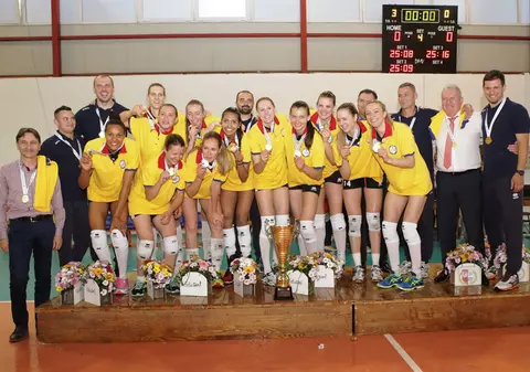 CS Volei Alba Blaj a cucerit Cupa României la volei feminin. Arcada Galați a câștigat finala masculină a competiției