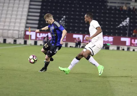 Vali Lazăr a marcat în Qatar împotriva echipei lui Xavi și Hamroun / VIDEO