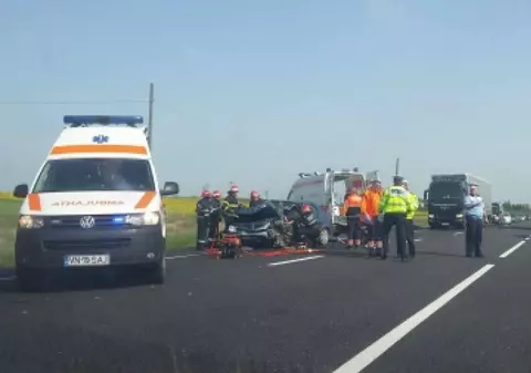 Accident grav pe E85, în județul Vrancea, din cauza oboselii la volan. Un șofer în vârstă de 38 de ani a murit nevinovat