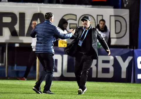 Laurențiu Reghecampf nu va sta pe bancă la meciul Astra - FCSB, de luni, și nici la ultima etapă. Reacția lui Reghe: ”O să fie înjurat de 4.000.000 de oameni”