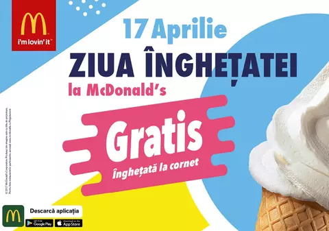 (P) Astăzi e Ziua Înghețatei doar la McDonald’s