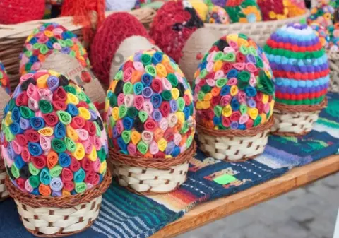 Meșterii populari și-au expus produsele la Târgul de Paști al sașilor de la Bistrița