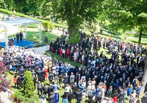 Recepție oficială la Palatul Cotroceni, de Ziua Europei; Klaus Iohannis: Românii sunt cei mai pro-europeni cetățeni ai Uniunii!