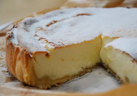 Cheesecake clasic pufos