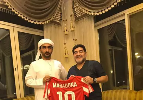 Diego Maradona îl va antrena pe Mihai Costea în Emiratele Arabe Unite
