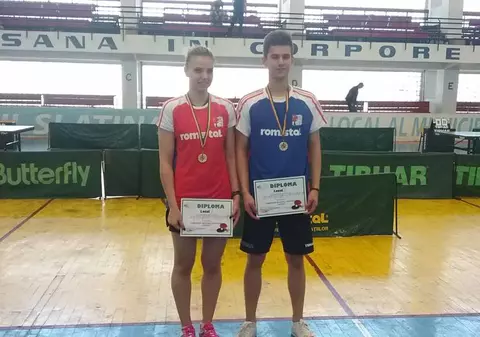 Tenis de masă. Cristian Pletea și Adina Diaconu, campionii României la juniori