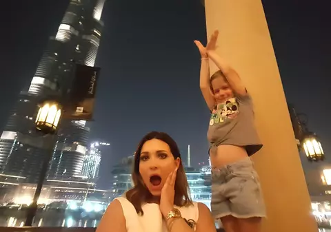 Ela Crăciun, vacanță în Dubai cu cei doi copii. “Ne-am amuzat foarte mult”