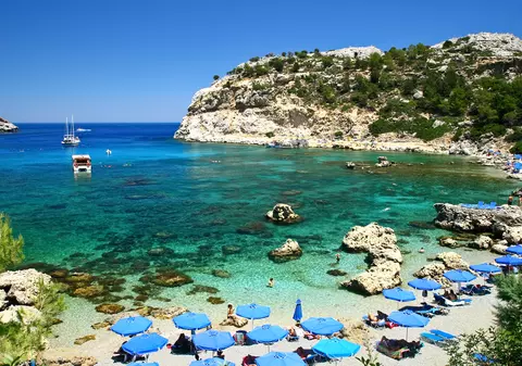 (P) Anthony Quinn Beach – un paradis pe insula Rhodos