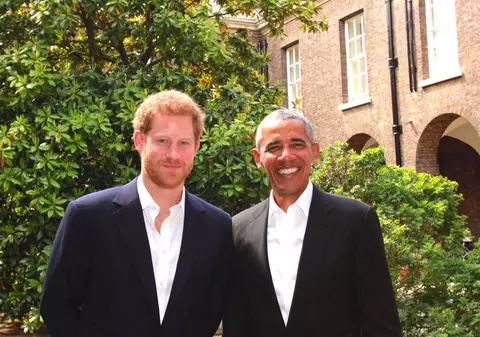 Barack Obama s-a întâlnit cu prințul Harry la Palatul Kensington