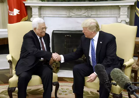 Donald Trump a ajuns la Betleem pentru întâlnirea cu Abbas
