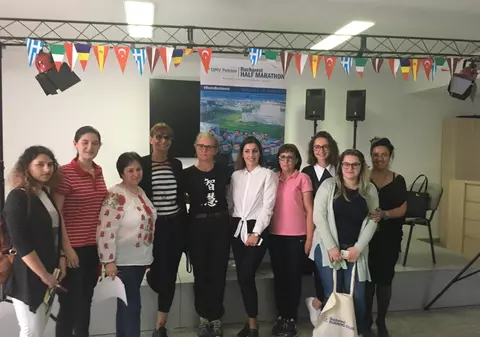 Ana Maria Brânză, Loredana Dinu și Valeria Răcilă au vizitat școlile din București pentru a promova practicarea sportului