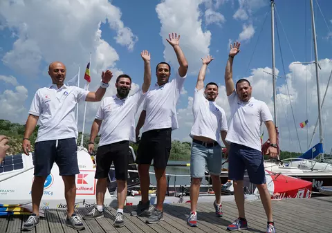 Aventuri la Marea Neagră cu echipa Atlantic4. Băieţii noştri, gata să doboare un record mondial