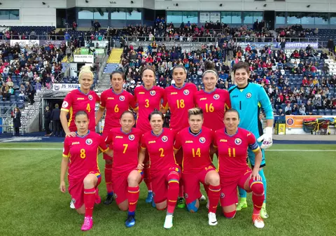 Scoția a bătut România, într-un meci amical de fotbal feminin