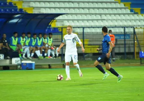 În Europa League, Adrian Scarlatache a marcat două goluri din lovituri libere pentru Inter Baku. I se spune lunetistul! | VIDEO