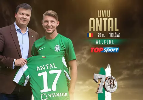Liviu Antal a ajuns la Zalgiris Vilnius. E primul român în campionatul Lituaniei