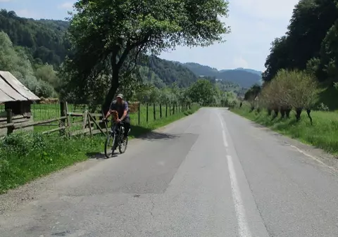 Cățelușul biciclist Zorică adoră să fie plimbat GALERIE FOTO