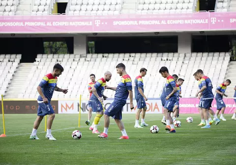 Naționala s-a antrenat pe Cluj Arena înaintea meciului cu Chile / FOTO&VIDEO