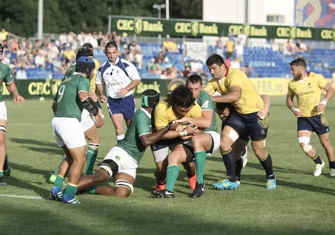 Rugby. România - Brazilia 56-5. Moment de reculegere și încasările, pentru familia îndoliată a unui fost rugbist | FOTO
