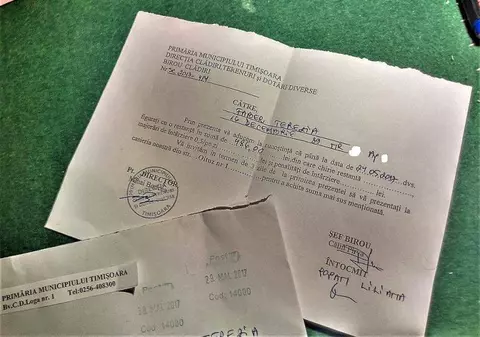 Primăria Timișoara a notificat o persoană decedată din 2011. ”Aveți o restanță de 486 de lei”