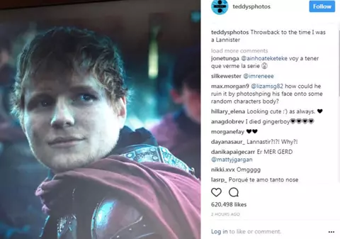 Ed Sheeran și-a șters contul de Twitter după apariția sa în noul sezon ’’Game of Thrones’’
