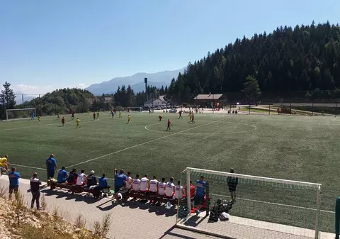 Steaua a învins selecționata de juniori a României U17, într-un amical disputat la Cheile Grădiștei | VIDEO