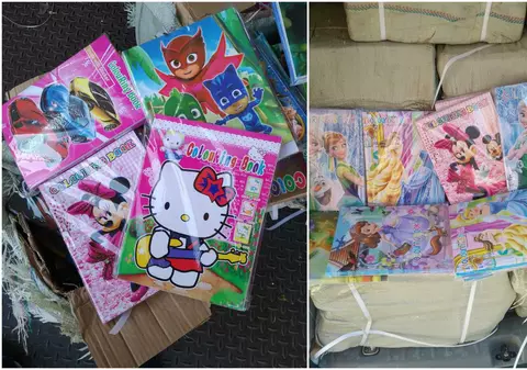 O firmă din București a adus din China mii de cărți de colorat contrafăcute. Cărțile au fost confiscate, societatea este cercetată