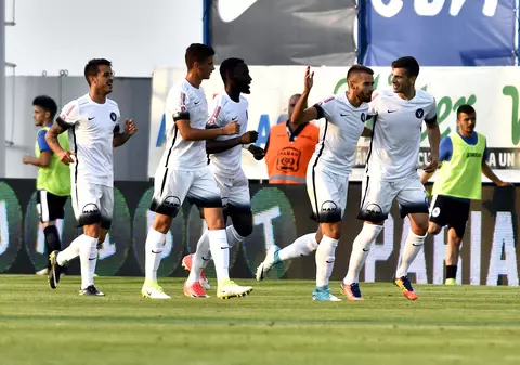 Liga Campionilor, turul 3 preliminar: FC Viitorul - APOEL Nicosia 1-0. Cristi Ganea a rupt plasa din lovitură liberă / VIDEO