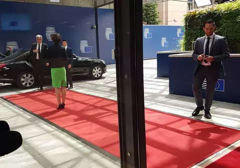 Premierul Mihai Tudose, în vizită la Bruxelles