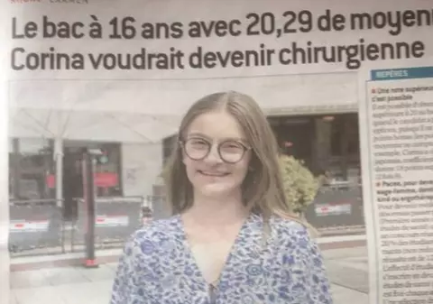 O româncă de 16 ani a luat nota maximă la bacalaureatul francez. Un ziar din Hexagon i-a dedicat o pagină întreagă