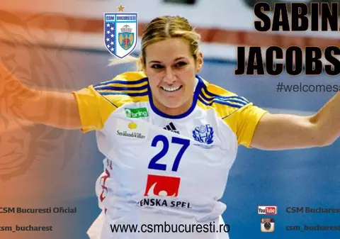 CSM București a transferat-o pe handbalista suedeză Sabina Jacobsen: ”Nu-mi place să pierd!”