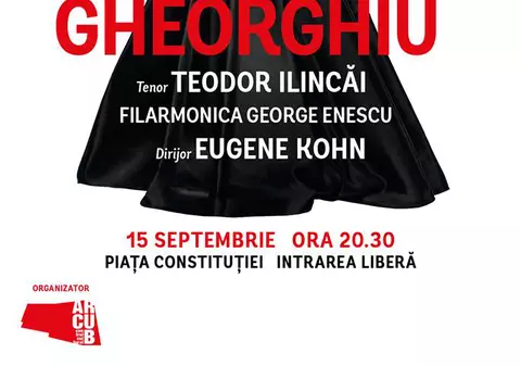 Soprana Angela Gheorghiu, concert pe 15 septembrie în Piaţa Constituţiei, de Zilele Bucureștiului; Accesul e gratuit